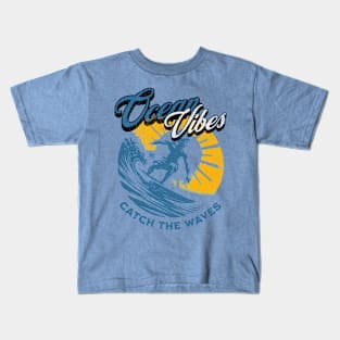 Ocean Vibes - Surfing Kids T-Shirt